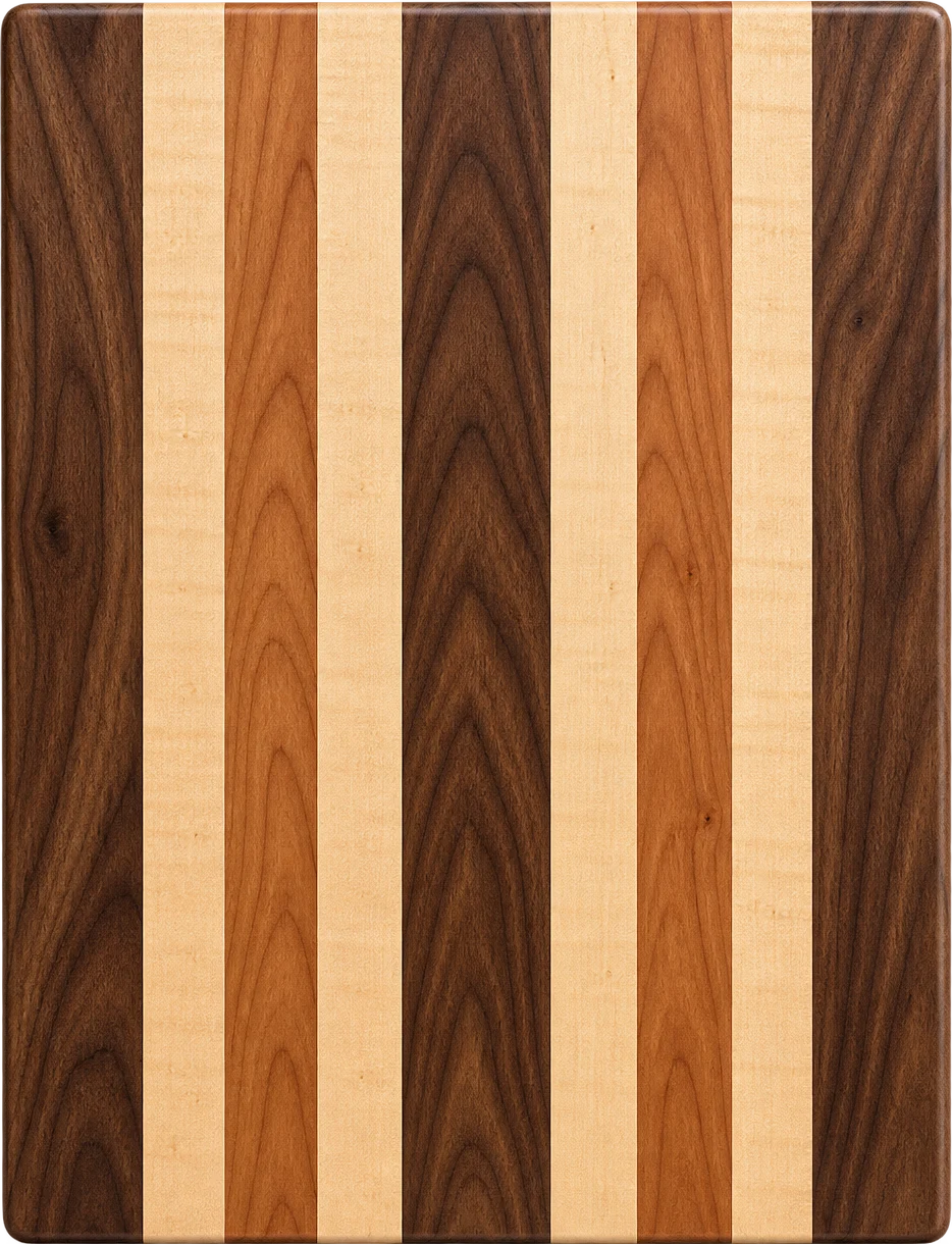 The Heritage: walnut, cherry and maple